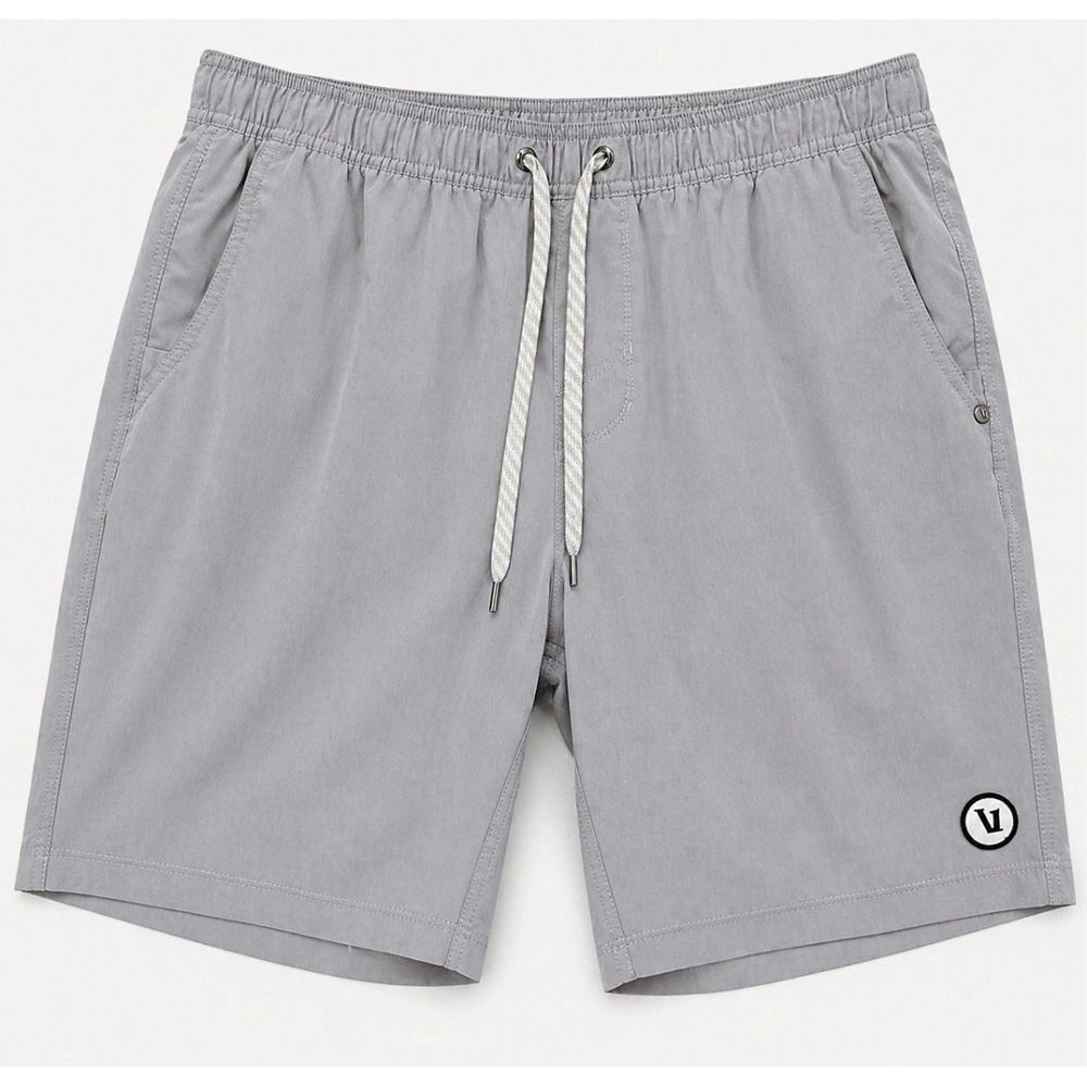 Vuori Kore Shorts Mens Medium Gray Lined Athletic Training Gym Swim 9.5" Inseam